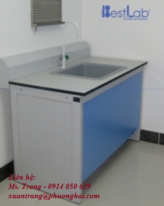 Bàn thí nghiệm áp tường - Wall Bench type E